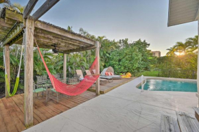 House with Heated Pool and Grill - Walk to Beach!